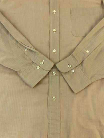 【中古品】【メンズ】 POLO by RALPH LAUREN ポロバイラルフローレン 90S ANDREW CLASSIC FIT L S SHIRT 長袖シャツ ロングスリーブ 146-260604-AS-24-min サイズ：17 1/2 カラー：ブラウン 万代Net店
