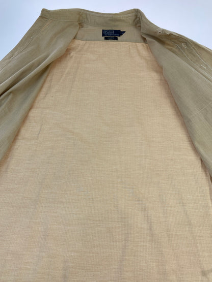 【中古品】【メンズ】 POLO by RALPH LAUREN ポロバイラルフローレン 90S ANDREW CLASSIC FIT L S SHIRT 長袖シャツ ロングスリーブ 146-260604-AS-24-min サイズ：17 1/2 カラー：ブラウン 万代Net店