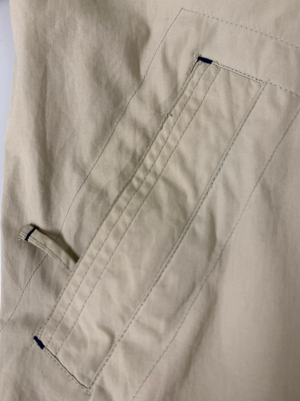 【中古品】【メンズ】 NIKE ナイキ 90-00S LOGO NYLON JACKET 90年代 00年代 ロゴ ナイロン ジャケット メンズ アウター 裏メッシュ 146-260612-em-39-min サイズ：XL カラー：アイボリー 万代Net店