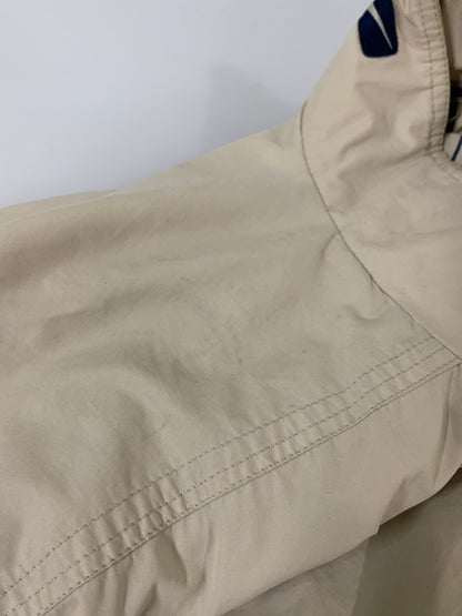 【中古品】【メンズ】 NIKE ナイキ 90-00S LOGO NYLON JACKET 90年代 00年代 ロゴ ナイロン ジャケット メンズ アウター 裏メッシュ 146-260612-em-39-min サイズ：XL カラー：アイボリー 万代Net店