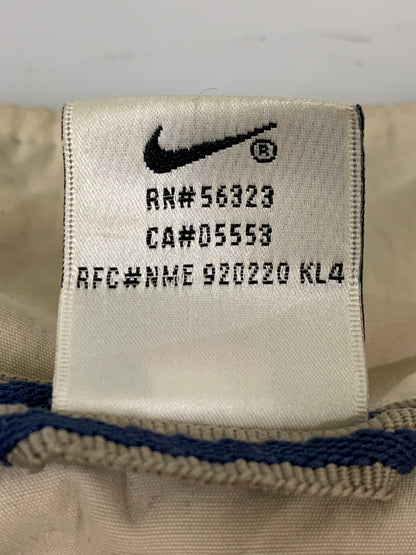 【中古品】【メンズ】 NIKE ナイキ 90-00S LOGO NYLON JACKET 90年代 00年代 ロゴ ナイロン ジャケット メンズ アウター 裏メッシュ 146-260612-em-39-min サイズ：XL カラー：アイボリー 万代Net店
