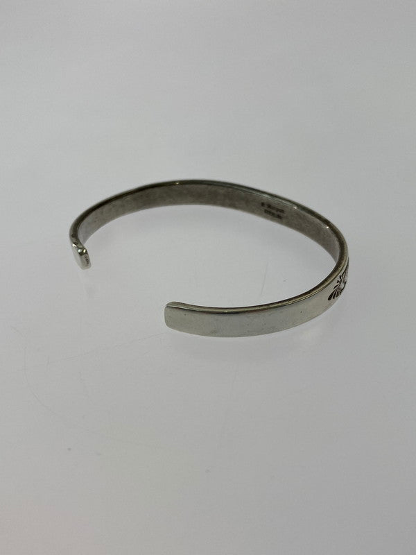 【中古品】【メンズ/レディース】 B.MORGAN ブルース・モーガン STERLING SILVER BANGLE スターリングシルバー バングル アクセサリー ブレスレット ナバホ 191-260524-em-48-min カラー：シルバー 万代Net店