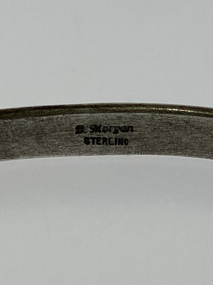 【中古品】【メンズ/レディース】 B.MORGAN ブルース・モーガン STERLING SILVER BANGLE スターリングシルバー バングル アクセサリー ブレスレット ナバホ 191-260524-em-48-min カラー：シルバー 万代Net店