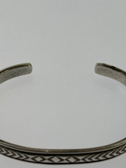 【中古品】【メンズ/レディース】 B.MORGAN ブルース・モーガン STERLING SILVER BANGLE スターリングシルバー バングル アクセサリー ブレスレット ナバホ 191-260524-em-48-min カラー：シルバー 万代Net店