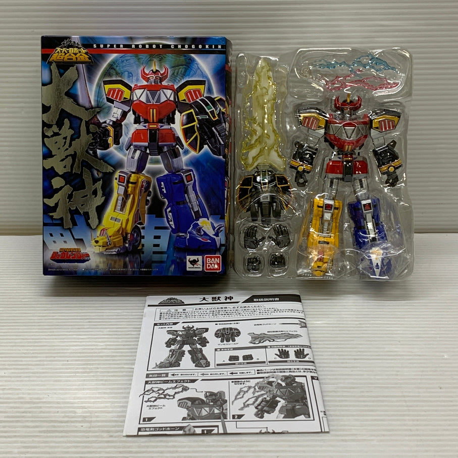 【中古品】 スーパーロボット超合金 大獣神 「恐竜戦隊ジュウレンジャー」 フィギュア バンダイ 057-260619-em-02-min 万代Net店