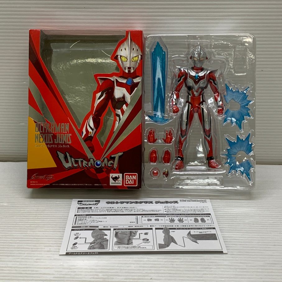 【中古品】 ULTRA-ACT ウルトラマンネクサス ジュネッス 「ウルトラマンネクサス」 フィギュア バンダイ 044-260619-em-01-min 万代Net店