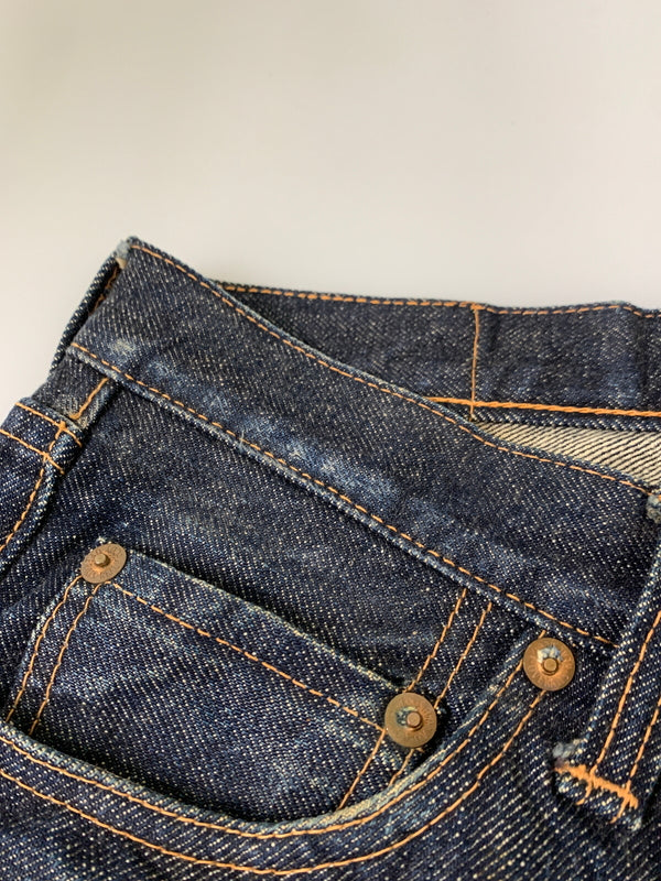 【中古品】【メンズ】 THE REAL MCCOY'S ザリアルマッコイズ LOT.001 DENIM PANTS デニムパンツ ボトムス 156-260531-AS-3-min サイズ：W34L36 カラー：インディゴ 万代Net店