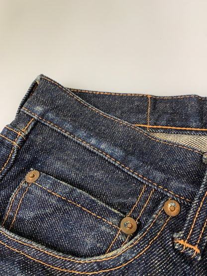 【中古品】【メンズ】 THE REAL MCCOY'S ザリアルマッコイズ LOT.001 DENIM PANTS デニムパンツ ボトムス 156-260531-AS-3-min サイズ：W34L36 カラー：インディゴ 万代Net店