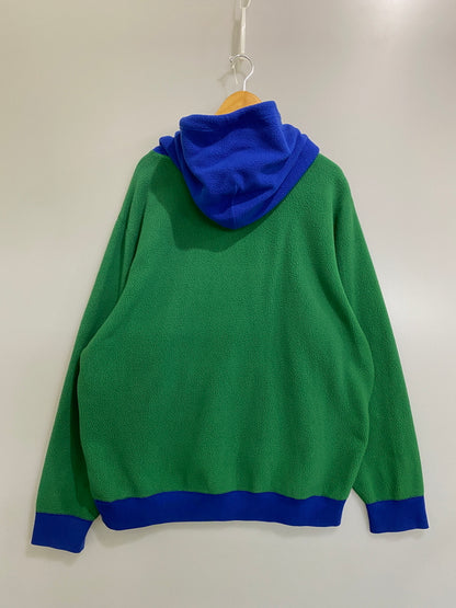 【中古品】【メンズ】 POLO RALPH LAUREN ポロ・ラルフローレン FLEECE HOODED フリース パーカー フーディー 147-260613-kt-05-min サイズ：XL カラー：グリーン/ブルー 万代Net店