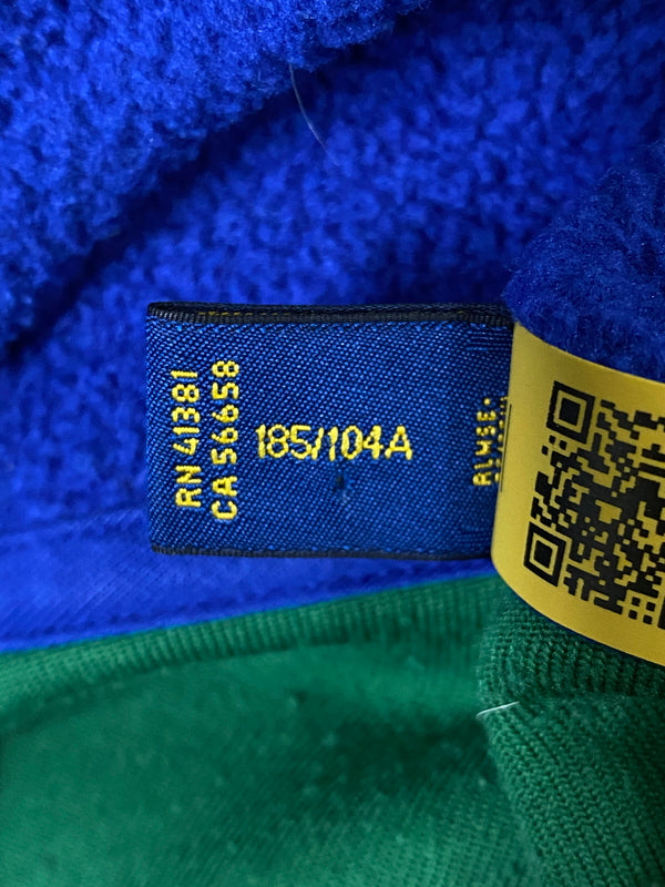 【中古品】【メンズ】 POLO RALPH LAUREN ポロ・ラルフローレン FLEECE HOODED フリース パーカー フーディー 147-260613-kt-05-min サイズ：XL カラー：グリーン/ブルー 万代Net店