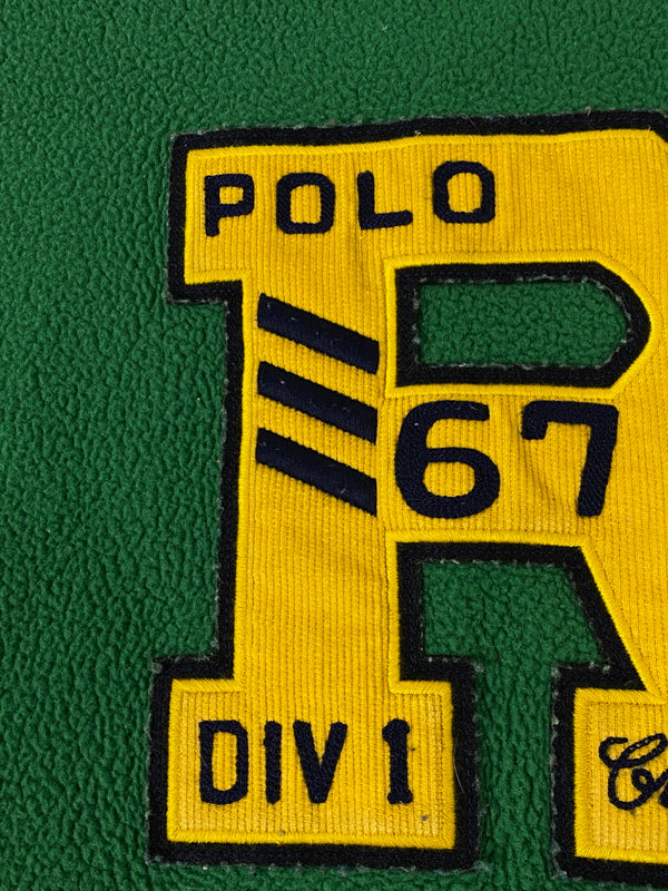 【中古品】【メンズ】 POLO RALPH LAUREN ポロ・ラルフローレン FLEECE HOODED フリース パーカー フーディー 147-260613-kt-05-min サイズ：XL カラー：グリーン/ブルー 万代Net店