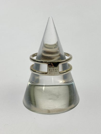 【中古品】【メンズ/レディース】 GUCCI グッチ インターロッキングG リング 指輪 アクセサリー 182-260527-yn-14-min サイズ：11 カラー：シルバー 万代Net店