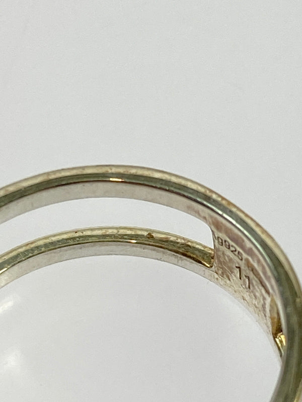 【中古品】【メンズ/レディース】 GUCCI グッチ インターロッキングG リング 指輪 アクセサリー 182-260527-yn-14-min サイズ：11 カラー：シルバー 万代Net店