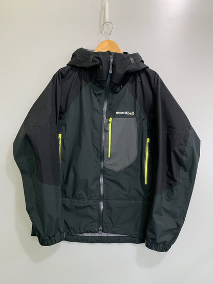 【中古品】【メンズ】 MONT-BELL モンベル 1102439 GORE-TEX ダイナアクションパーカ アウター 144-260604-AS-54-min サイズ：L カラー：ブラック/ライムグリーン 万代Net店