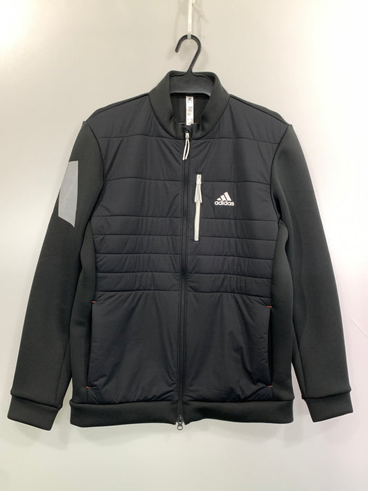 【中古品】【メンズ】 ADIDAS アディダス HG8295 ダンボールニット ファブリックミックス ジャケット ライトアウター 148-260531-AS-24-min サイズ：L カラー：ブラック 万代Net店