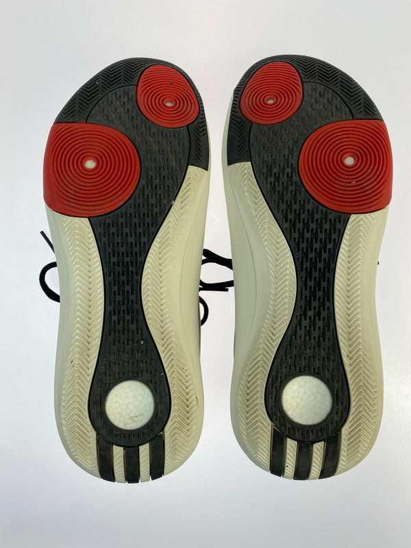 【中古品】【メンズ】 ADIDAS アディダス HARDEN VOLUME8 IE2695 ハーデン スニーカー 靴 161-260527-yn-03-min サイズ：27.5cm カラー：ブラック/ホワイト/レッド 万代Net店