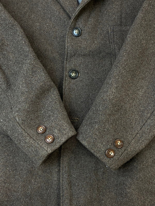 【中古品】【メンズ】 USED WOOLJACKET ウールジャケット FRENCH MILITARY フレンチミリタリー 60S 70S イタリア軍 アウター 146-260605-kt-07-min サイズ：サイズ不明 カラー：ブラウン 万代Net店
