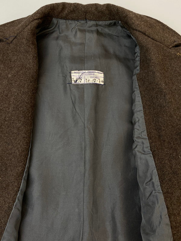 【中古品】【メンズ】 USED WOOLJACKET ウールジャケット FRENCH MILITARY フレンチミリタリー 60S 70S イタリア軍 アウター 146-260605-kt-07-min サイズ：サイズ不明 カラー：ブラウン 万代Net店