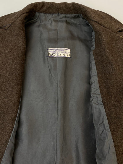 【中古品】【メンズ】 USED WOOLJACKET ウールジャケット FRENCH MILITARY フレンチミリタリー 60S 70S イタリア軍 アウター 146-260605-kt-07-min サイズ：サイズ不明 カラー：ブラウン 万代Net店
