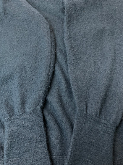 【中古品】【メンズ】 CHRISTIAN DIOR クリスチャンディオール 80S 90S USA製 Vネックニット ヴィンテージ 146-260531-AS-25-min サイズ：L カラー：ネイビー 万代Net店