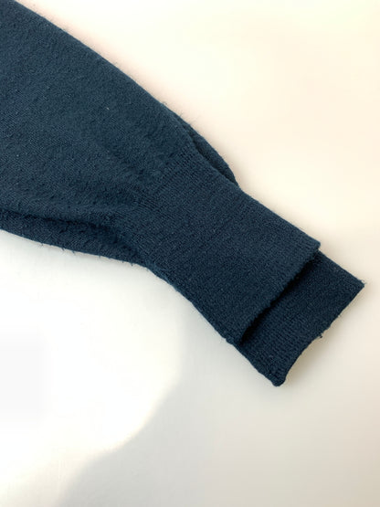 【中古品】【メンズ】 CHRISTIAN DIOR クリスチャンディオール 80S 90S USA製 Vネックニット ヴィンテージ 146-260531-AS-25-min サイズ：L カラー：ネイビー 万代Net店