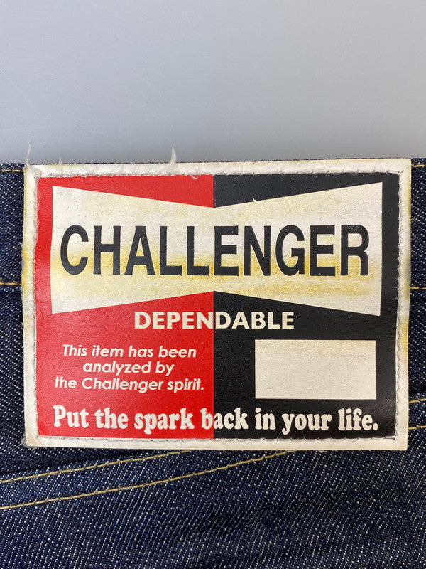 【中古品】【メンズ】 CHALLENGER チャレンジャー NARROW DENIM PANTS CLG-PT015-003 ナローデニムパンツ ジーンズ 153-260606-kt-01-min サイズ：L カラー：インディゴ 万代Net店