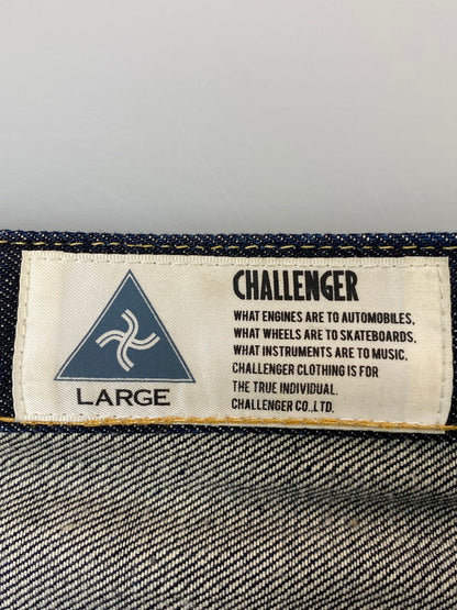 【中古品】【メンズ】 CHALLENGER チャレンジャー NARROW DENIM PANTS CLG-PT015-003 ナローデニムパンツ ジーンズ 153-260606-kt-01-min サイズ：L カラー：インディゴ 万代Net店