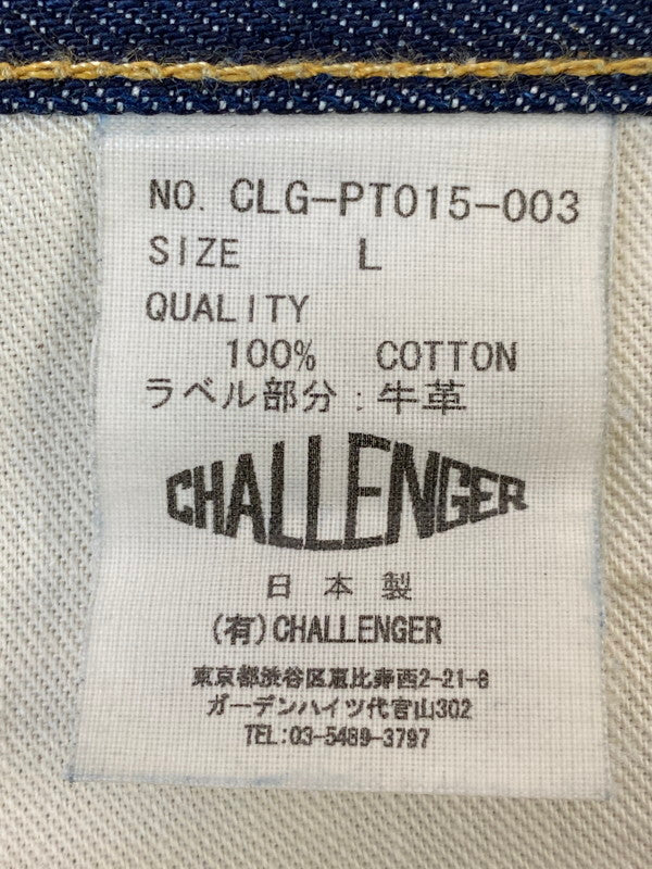 【中古品】【メンズ】 CHALLENGER チャレンジャー NARROW DENIM PANTS CLG-PT015-003 ナローデニムパンツ ジーンズ 153-260606-kt-01-min サイズ：L カラー：インディゴ 万代Net店