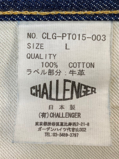 【中古品】【メンズ】 CHALLENGER チャレンジャー NARROW DENIM PANTS CLG-PT015-003 ナローデニムパンツ ジーンズ 153-260606-kt-01-min サイズ：L カラー：インディゴ 万代Net店