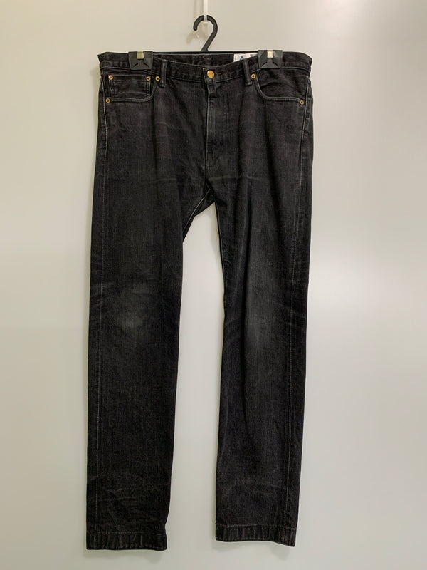 【中古品】【メンズ】 CHALLENGER チャレンジャー CLG-PT015-005 NARROW BLACK DENIM PANTS デニムパンツ ボトムス 153-260531-AS-4-min サイズ：XL カラー：ブラック 万代Net店