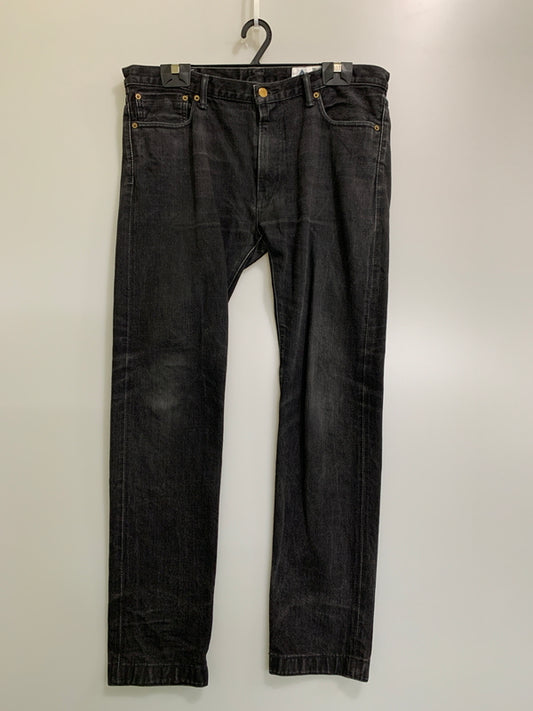【中古品】【メンズ】 CHALLENGER チャレンジャー CLG-PT015-005 NARROW BLACK DENIM PANTS デニムパンツ ボトムス 153-260531-AS-4-min サイズ：XL カラー：ブラック 万代Net店