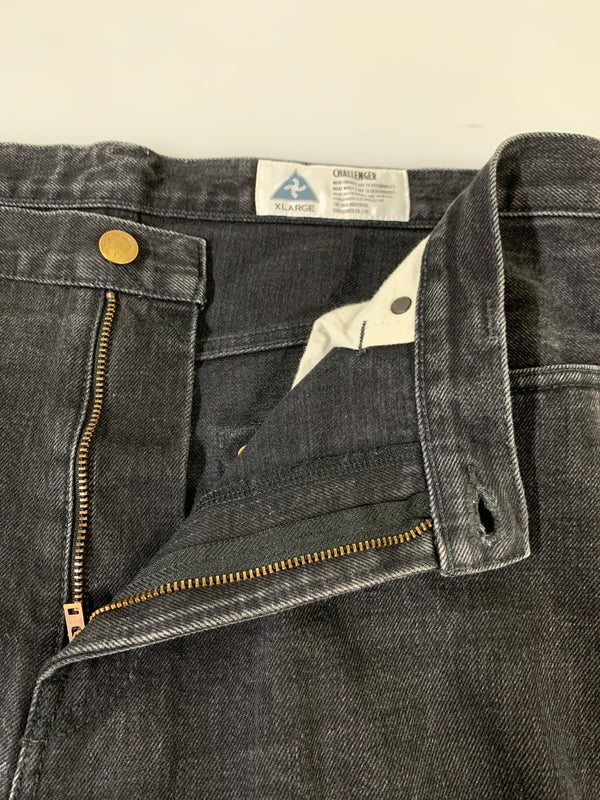 【中古品】【メンズ】 CHALLENGER チャレンジャー CLG-PT015-005 NARROW BLACK DENIM PANTS デニムパンツ ボトムス 153-260531-AS-4-min サイズ：XL カラー：ブラック 万代Net店