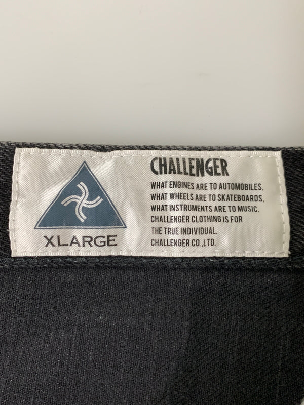 【中古品】【メンズ】 CHALLENGER チャレンジャー CLG-PT015-005 NARROW BLACK DENIM PANTS デニムパンツ ボトムス 153-260531-AS-4-min サイズ：XL カラー：ブラック 万代Net店