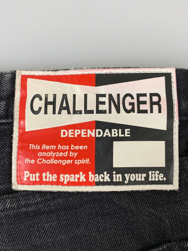 【中古品】【メンズ】 CHALLENGER チャレンジャー CLG-PT015-005 NARROW BLACK DENIM PANTS デニムパンツ ボトムス 153-260531-AS-4-min サイズ：XL カラー：ブラック 万代Net店