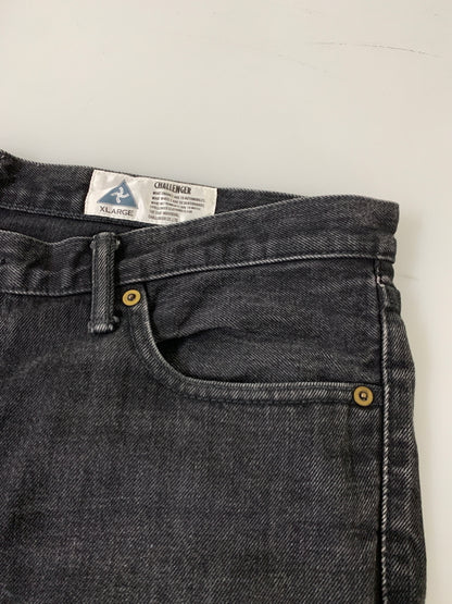 【中古品】【メンズ】 CHALLENGER チャレンジャー CLG-PT015-005 NARROW BLACK DENIM PANTS デニムパンツ ボトムス 153-260531-AS-4-min サイズ：XL カラー：ブラック 万代Net店
