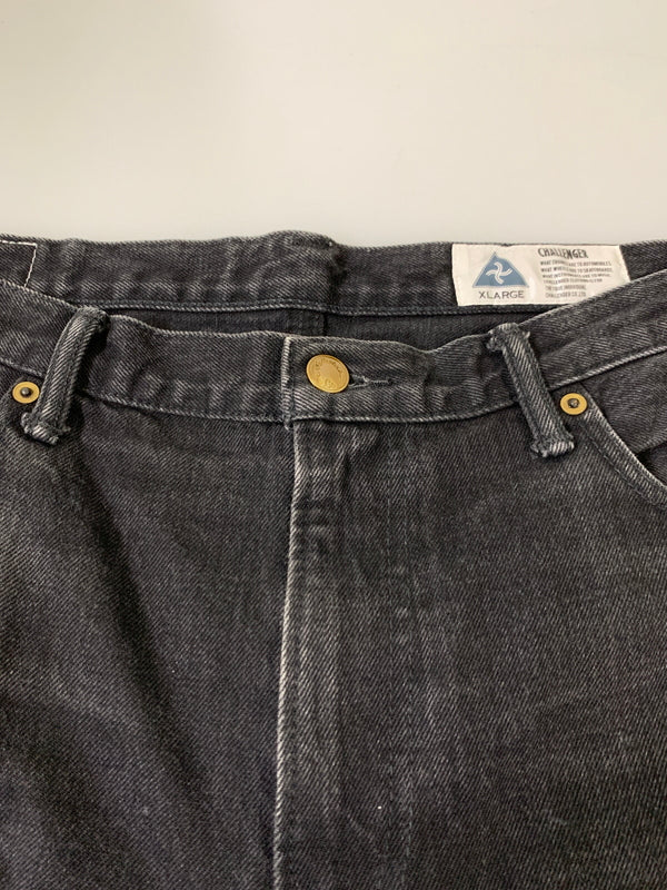 【中古品】【メンズ】 CHALLENGER チャレンジャー CLG-PT015-005 NARROW BLACK DENIM PANTS デニムパンツ ボトムス 153-260531-AS-4-min サイズ：XL カラー：ブラック 万代Net店