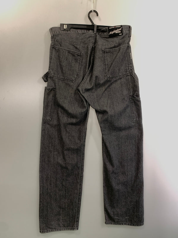 【中古品】【メンズ】 NEIGHBORHOOD ネイバーフッド DCNH-PT-13 00'S DOUBLE KNEE PAINTER PANTS ペインターパンツ デニムパンツ ボトムス 153-260531-AS-10-min サイズ：L カラー：ブラック 万代Net店
