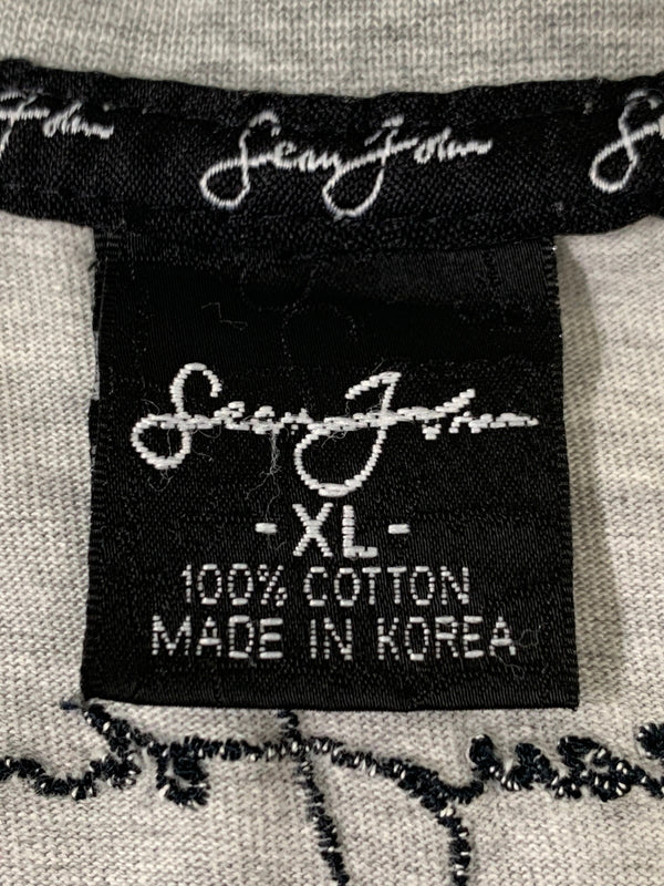【中古品】【メンズ】 SEAN JOHN ショーンジョン S/S TEE ショートスリーブTシャツ 半袖Tシャツ トップス 146-260602-yn-03-min サイズ：XL カラー：グレー 万代Net店