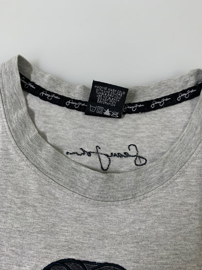 【中古品】【メンズ】 SEAN JOHN ショーンジョン S/S TEE ショートスリーブTシャツ 半袖Tシャツ トップス 146-260602-yn-03-min サイズ：XL カラー：グレー 万代Net店