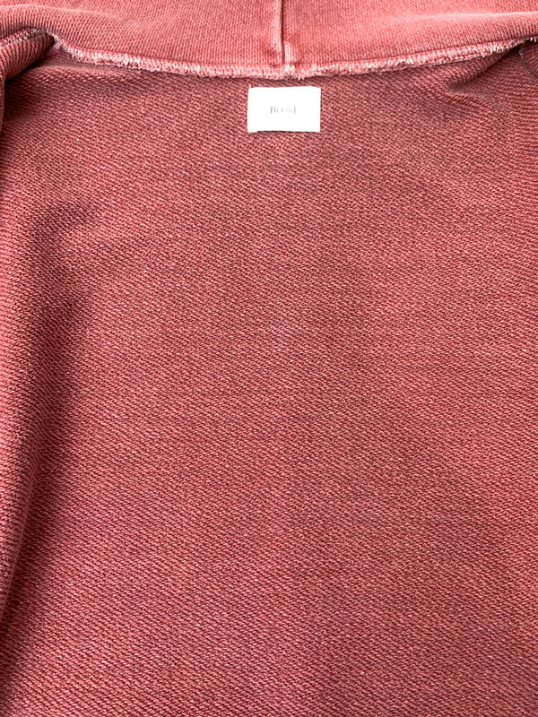 【中古品】【メンズ】 BLESS U ブレス ユー PIGMENT ZIP HOODIE BU0063 ピグメント ジップ フーディ トップス パーカー 142-260526-jt-10-min サイズ：M カラー：ピンクレッド 万代Net店