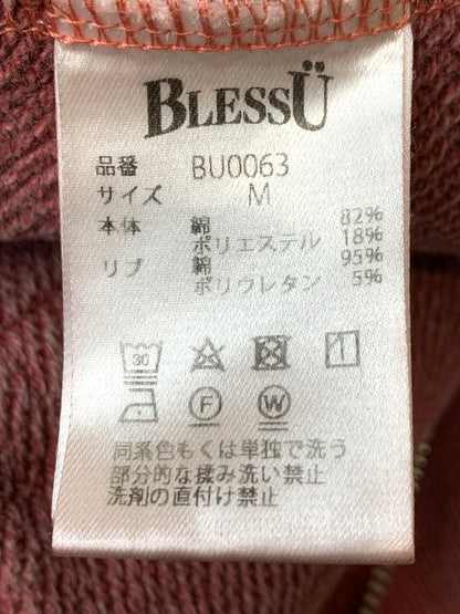 【中古品】【メンズ】 BLESS U ブレス ユー PIGMENT ZIP HOODIE BU0063 ピグメント ジップ フーディ トップス パーカー 142-260526-jt-10-min サイズ：M カラー：ピンクレッド 万代Net店