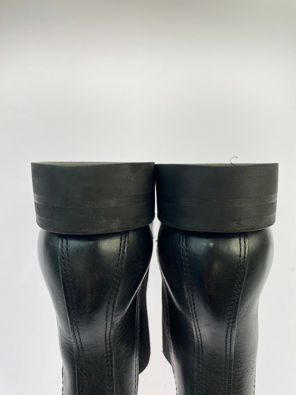 【中古品】【メンズ】 ZERROW'S ゼローズ SIDE GORE BOOTS サイドゴアブーツ 靴 164-260527-yn-12-min サイズ：7 1/2 E カラー：ブラック 万代Net店