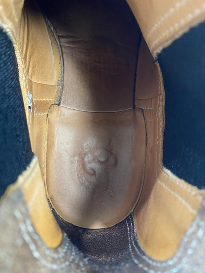 【中古品】【メンズ】 ZERROW'S ゼローズ SIDE GORE BOOTS サイドゴアブーツ 靴 164-260527-yn-12-min サイズ：7 1/2 E カラー：ブラック 万代Net店