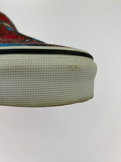 【中古品】【メンズ】 VANS ヴァンズ × MARVEL SPIDER-MAN SLIP-ON スパイダーマン スリッポン スニーカー 靴 163-260527-yn-07-min サイズ：27.0cm カラー：レッド 万代Net店