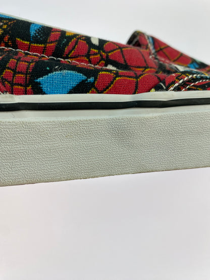 【中古品】【メンズ】 VANS ヴァンズ × MARVEL SPIDER-MAN SLIP-ON スパイダーマン スリッポン スニーカー 靴 163-260527-yn-07-min サイズ：27.0cm カラー：レッド 万代Net店