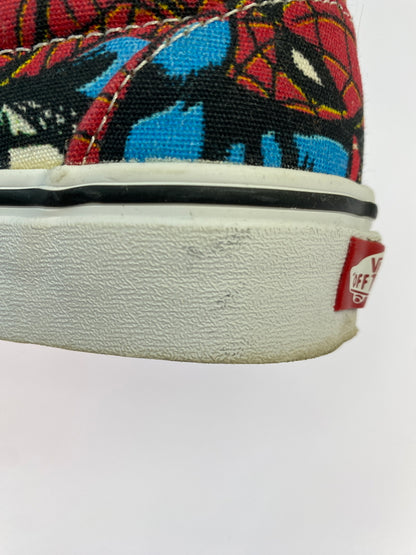 【中古品】【メンズ】 VANS ヴァンズ × MARVEL SPIDER-MAN SLIP-ON スパイダーマン スリッポン スニーカー 靴 163-260527-yn-07-min サイズ：27.0cm カラー：レッド 万代Net店