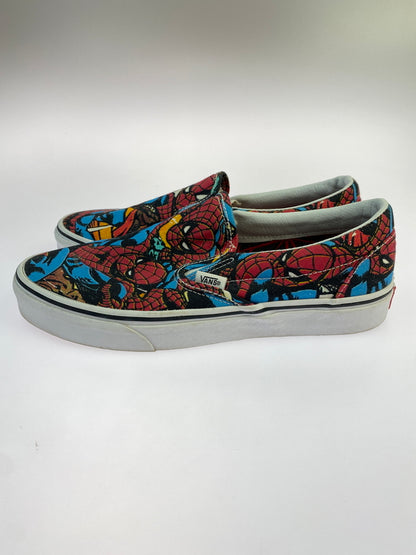【中古品】【メンズ】 VANS ヴァンズ × MARVEL SPIDER-MAN SLIP-ON スパイダーマン スリッポン スニーカー 靴 163-260527-yn-07-min サイズ：27.0cm カラー：レッド 万代Net店