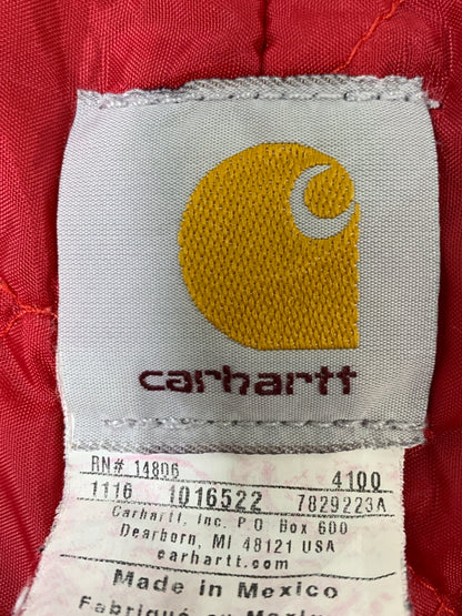 【中古品】【メンズ】 CARHARTT カーハート QUILTING OVERALL R38 BLK キルティング オーバーオール メンズ つなぎ サロペット オールインワン ジャンプスーツ 157-260612-em-50-min サイズ：38×28 カラー：ブラック 万代Net店