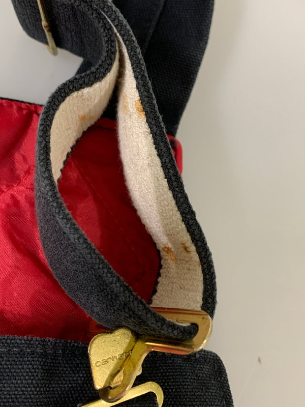 【中古品】【メンズ】 CARHARTT カーハート QUILTING OVERALL R38 BLK キルティング オーバーオール メンズ つなぎ サロペット オールインワン ジャンプスーツ 157-260612-em-50-min サイズ：38×28 カラー：ブラック 万代Net店