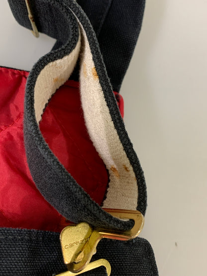 【中古品】【メンズ】 CARHARTT カーハート QUILTING OVERALL R38 BLK キルティング オーバーオール メンズ つなぎ サロペット オールインワン ジャンプスーツ 157-260612-em-50-min サイズ：38×28 カラー：ブラック 万代Net店